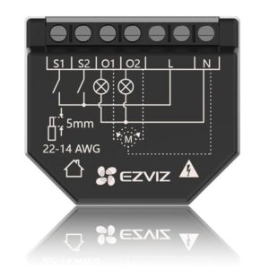 Ezviz chytré Wi-Fi relé CS-T36-R100-WM - 2 channel