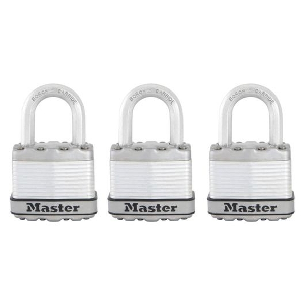 Titanový visací zámek - Master Lock Excell - 45mm (3 ks / blistr)