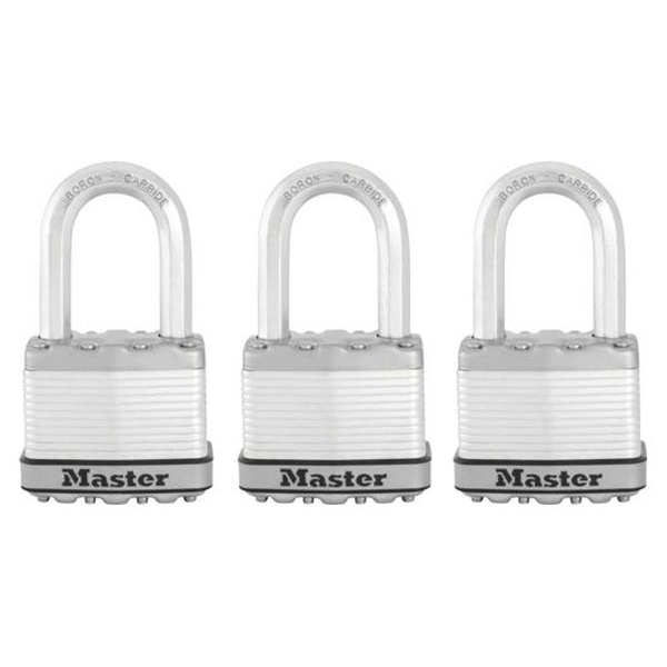 Titanový visací zámek- Master Lock Excell - 50mm (3 ks / blistr)