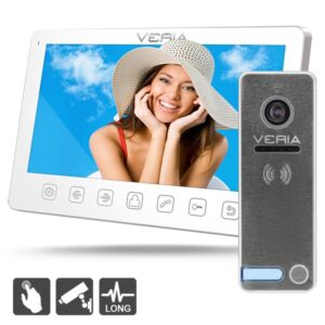 SET Videotelefon VERIA 7070B bílý + vstupní stanice VERIA 230