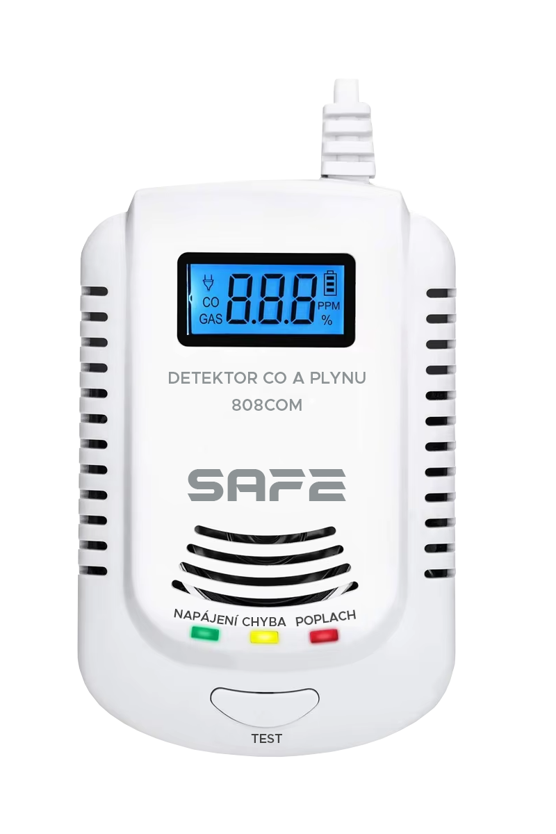 hořlavých a výbušných plynů SAFE 808COM