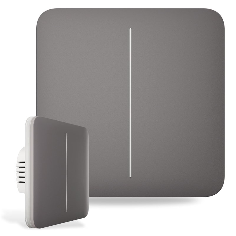 Ajax SoloButton (2-gang) - Samostatné dvou tlačítko pro LightSwitch