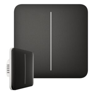 Ajax SoloButton (2-gang) - Samostatné dvou tlačítko pro LightSwitch