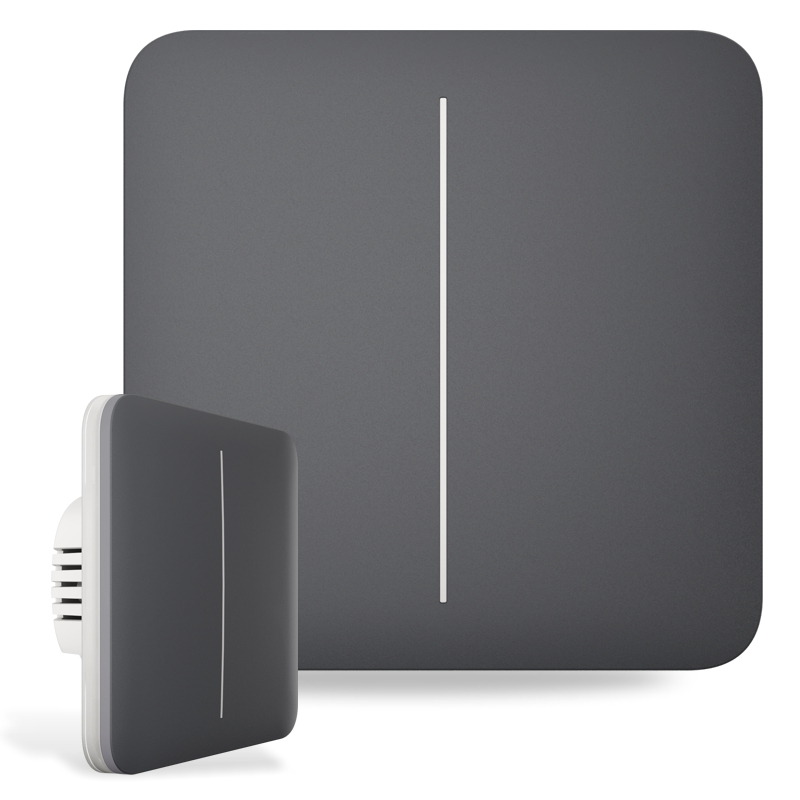 Ajax SoloButton (2-gang) - Samostatné dvou tlačítko pro LightSwitch