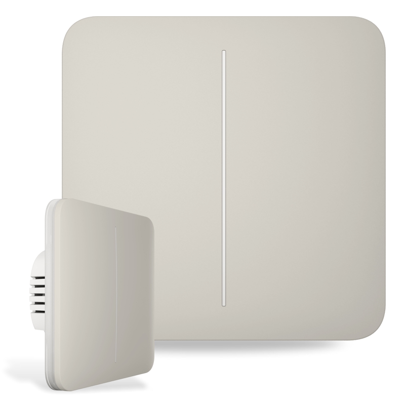 Ajax SoloButton (2-gang) - Samostatné dvou tlačítko pro LightSwitch