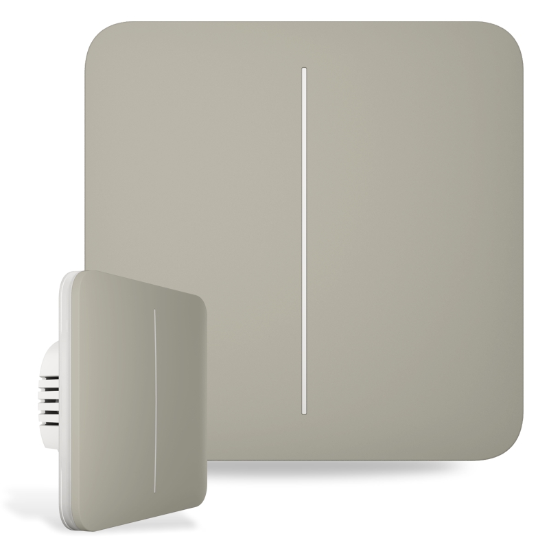 Ajax SoloButton (2-gang) - Samostatné dvou tlačítko pro LightSwitch