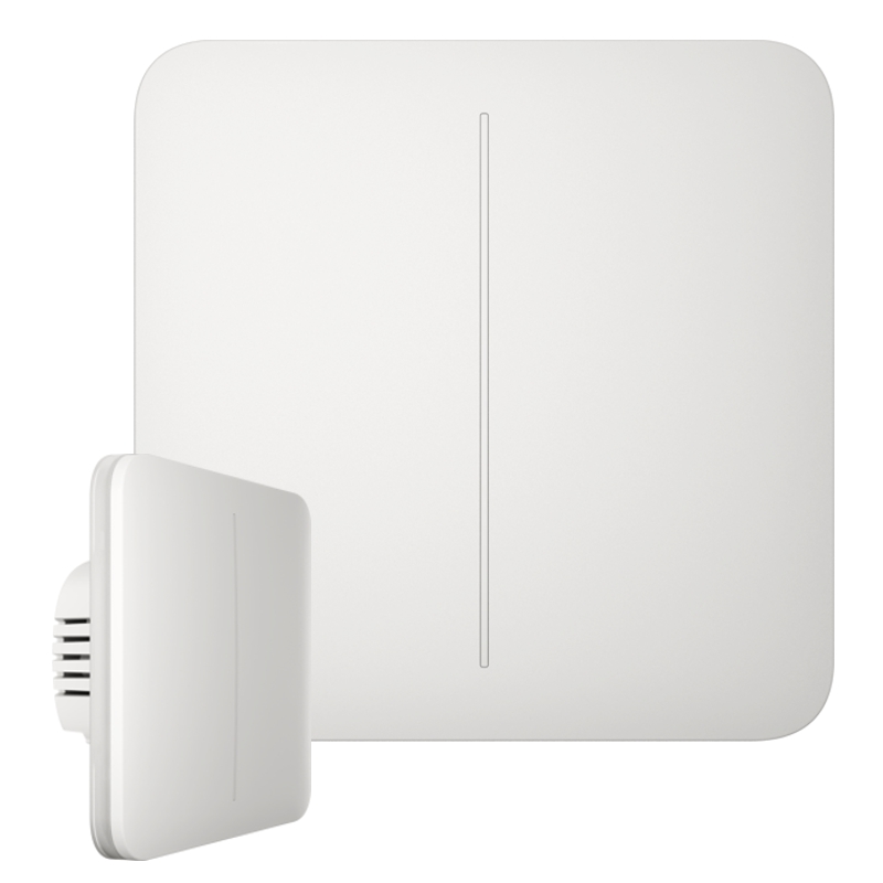 Ajax SoloButton (2-gang) - Samostatné dvou tlačítko pro LightSwitch