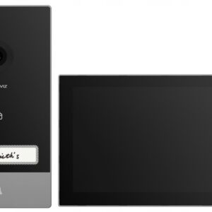 EZVIZ chytrý domácí interkom HP7/ Wi-Fi/ 2K/ 7" dotykový monitor/ videotelefon/ bezdrátový zvonek/ IP65/ černo-stříbrný