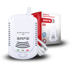 Detektor hořlavých a výbušných plynů SAFE 808 - hlásič zemního plynu