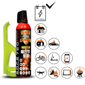 SET Hasicí sprej SAFE 750 MAX + držák SAFE 75F