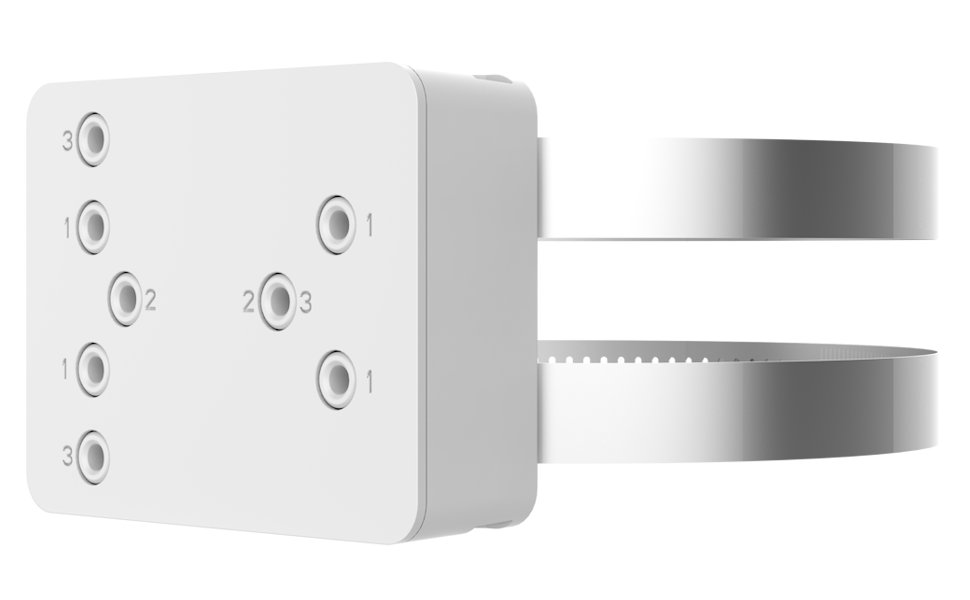 EZVIZ držák kamery s baterií/ průměr sloupku 67–127 mm/ bílý