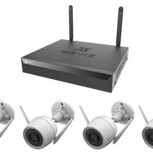 EZVIZ H3C 2K+ Wi-Fi KIT/ bullet/ 4Mpix/ 1x NVR CS-X5S-R100-8W/ 4x IP kamera H3C 2K+/ HDMI/ VGA/ Wi-Fi/ LAN