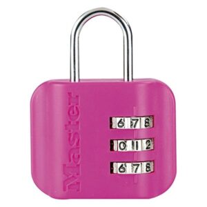 Visací zámek pro zavazadla 4670EURDCOL - Master Lock - růžový