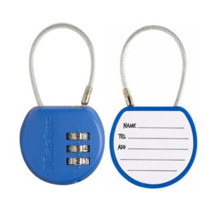 Visací zámek pro zavazadla 4671EURDCOL - Master Lock - modrý