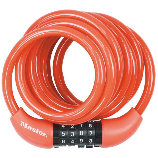 Spirálový kombinační zámek na kolo Master Lock 8221EURDPROCOL - 1