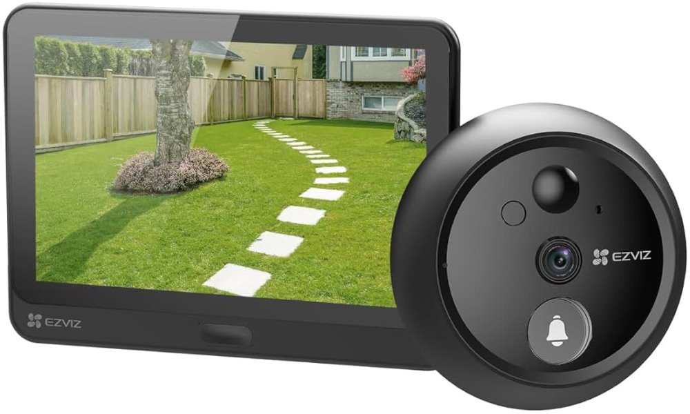 EZVIZ chytré dveřní kukátko s kamerou HP4/ Wi-Fi/ 2K/ 4