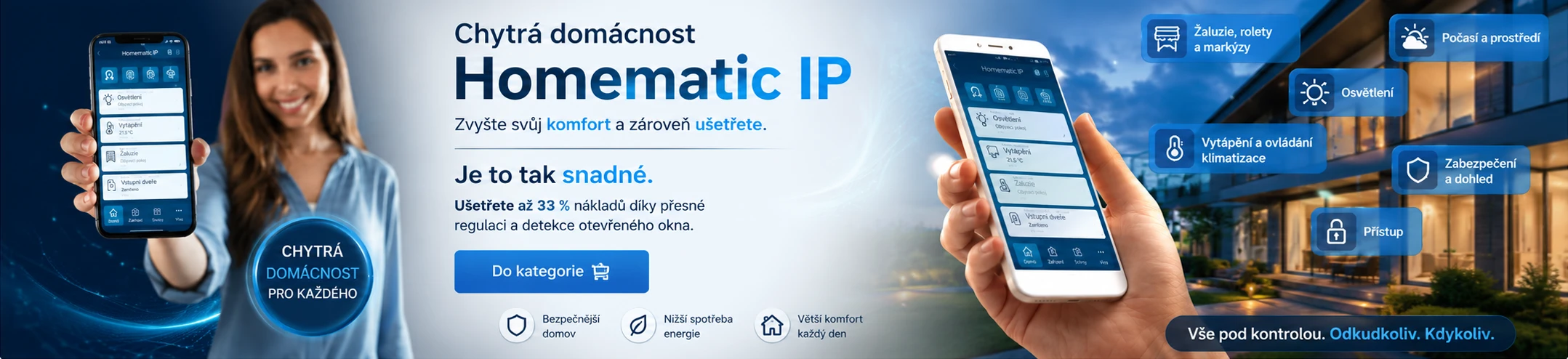 Chytrá domácnost Homematic