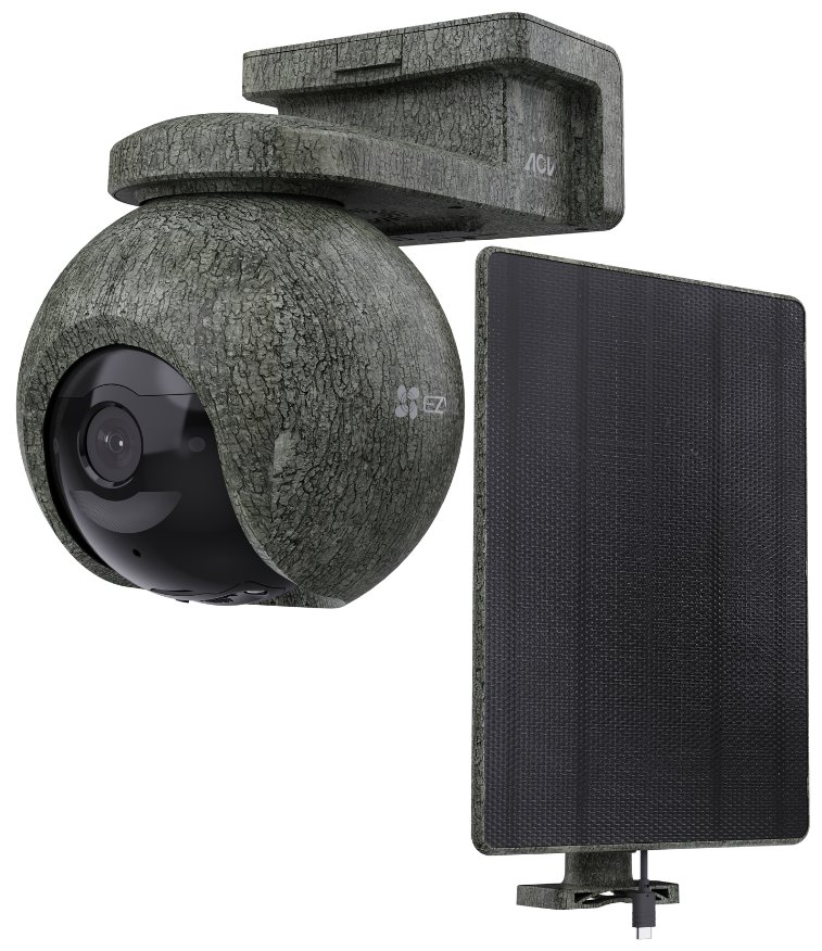 EZVIZ IP kamera EB8 Pro Ranger KIT/ PTZ/ 4G/LTE/ Wi-Fi/ 8Mpix/ krytí IP65/ objektiv 4mm/ H.265/ IR až 15m/ hnědá + solár