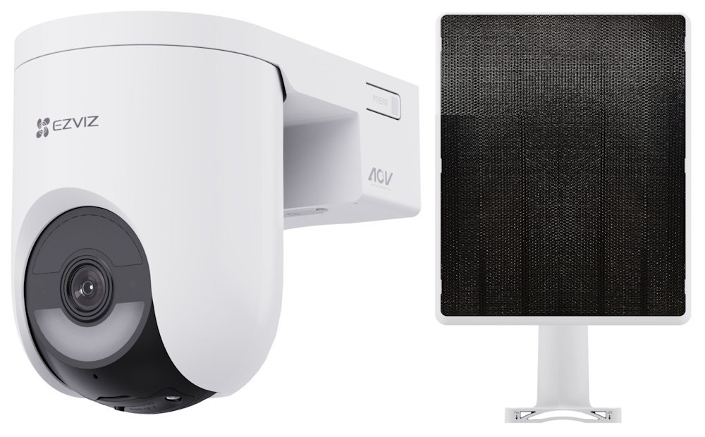 EZVIZ IP kamera HB8 Lite 4G kit/ PTZ/ 4G/LTE/ Wi-Fi/ 4Mpix/ krytí IP65/ objektiv 4mm/ IR až 15m/ bílá + solární panel 5W